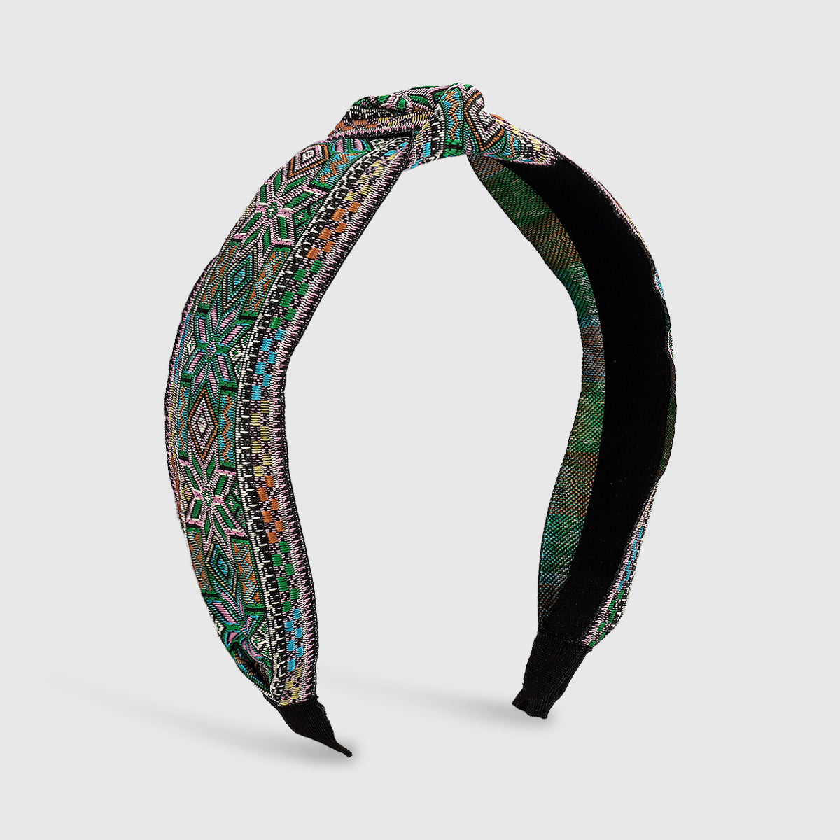 Retro Headband Embroidery Knotted Hairbands medyjewelry