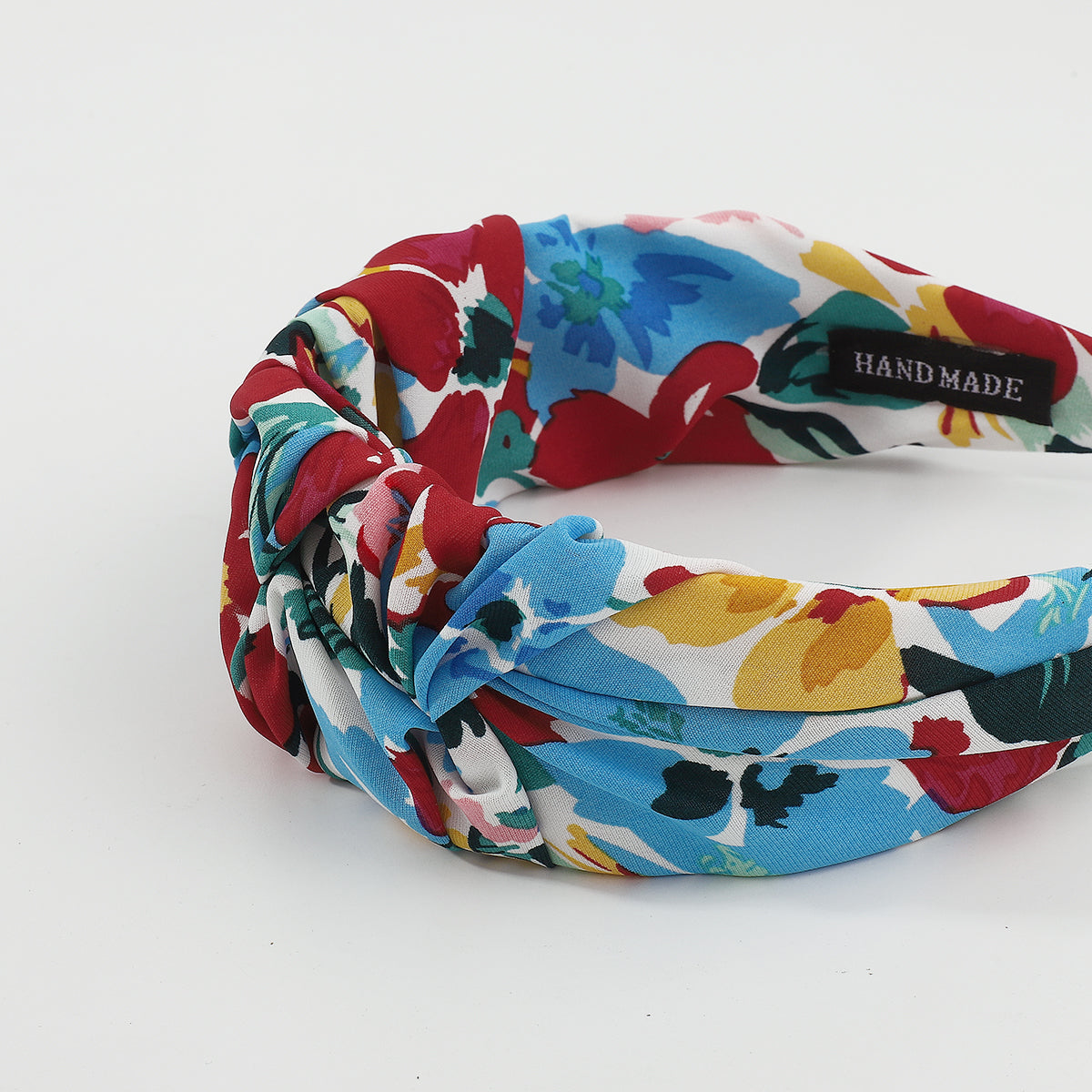 Bright Floral Print Padded Headbands medyjewelry