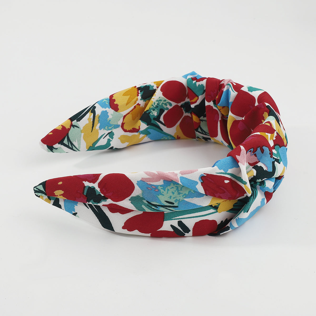 Bright Floral Print Padded Headbands medyjewelry