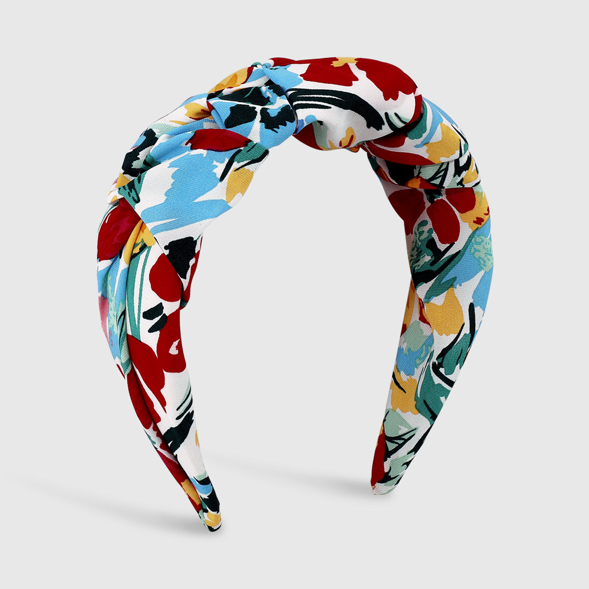 Bright Floral Print Padded Headbands medyjewelry