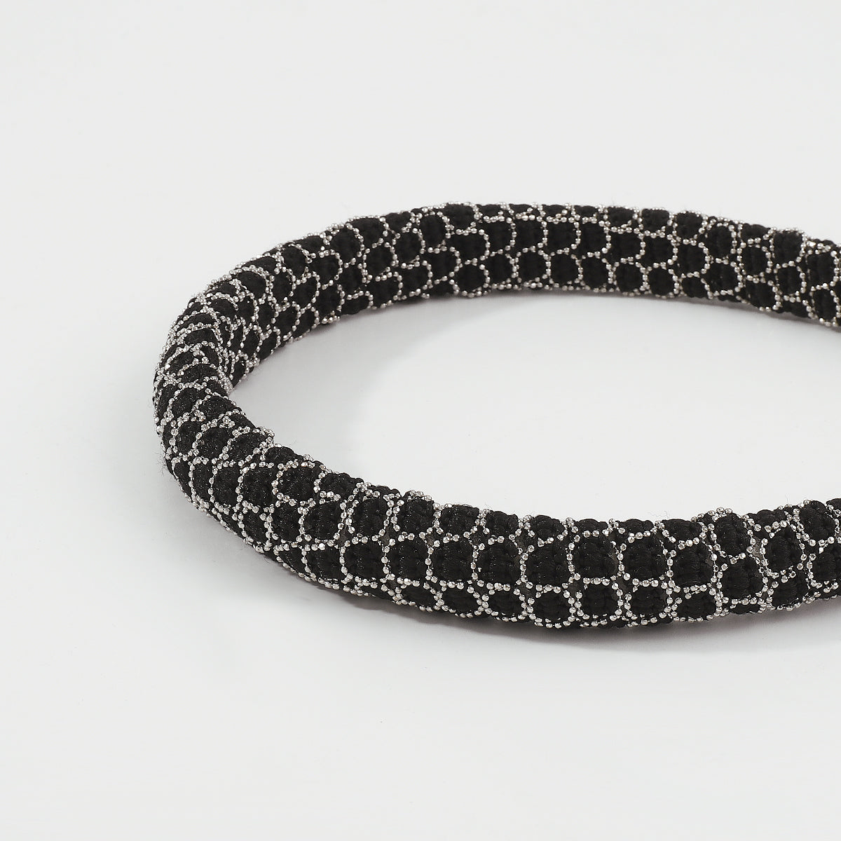 Fashion Bead Wrapped Thin Headband medyjewelry