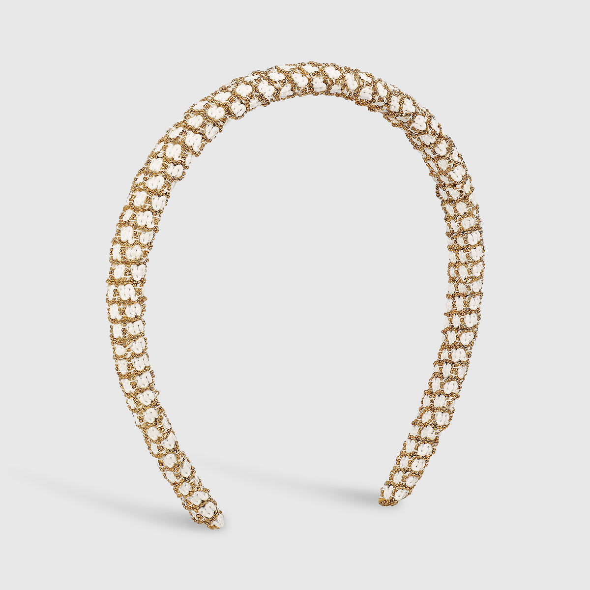 Fashion Bead Wrapped Thin Headband medyjewelry