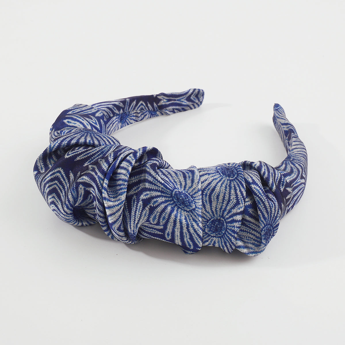 Elegant Geomoetric Patten Satin Fbaric Headband medyjewelry