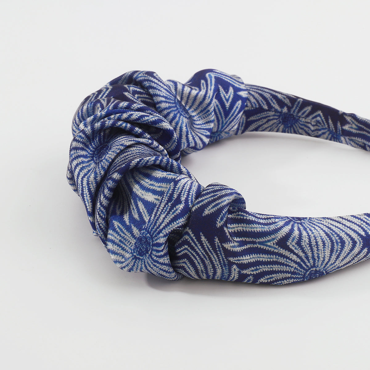 Elegant Geomoetric Patten Satin Fbaric Headband medyjewelry