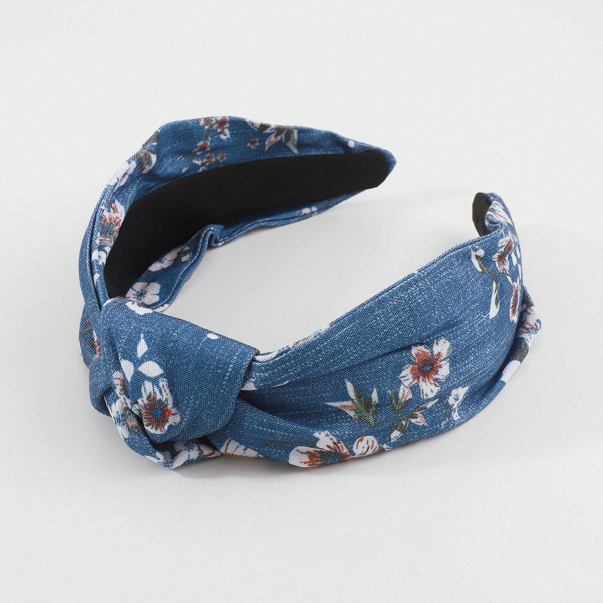 Fashion Print Flower Top Knot Headband medyjewelry