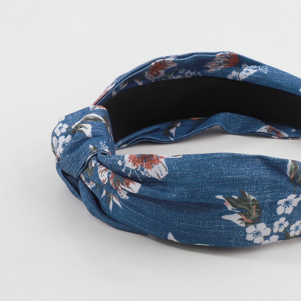 Fashion Print Flower Top Knot Headband medyjewelry