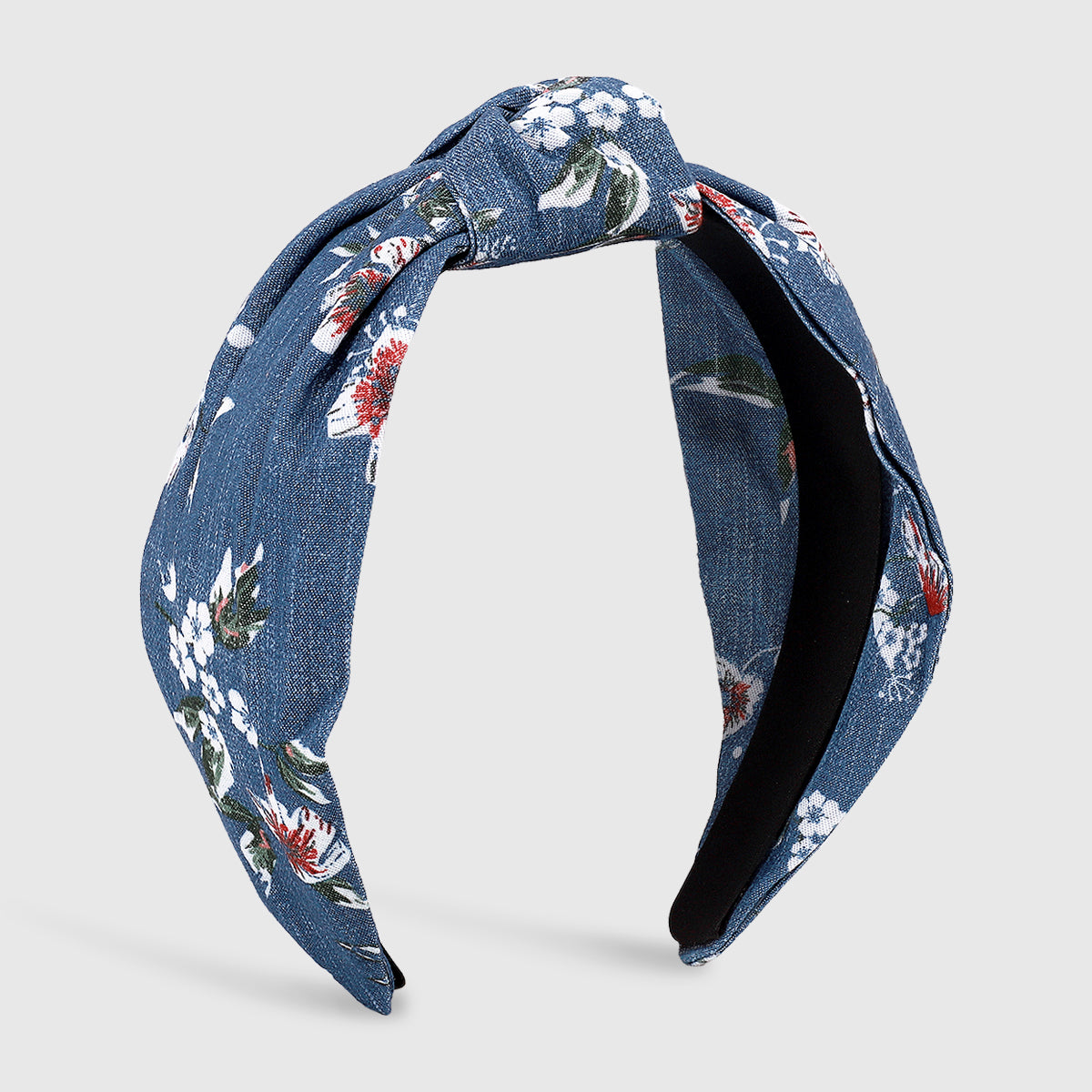 Fashion Print Flower Top Knot Headband medyjewelry