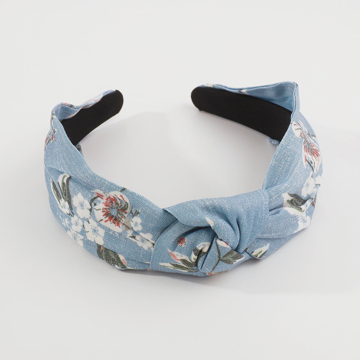 Fashion Print Flower Top Knot Headband medyjewelry