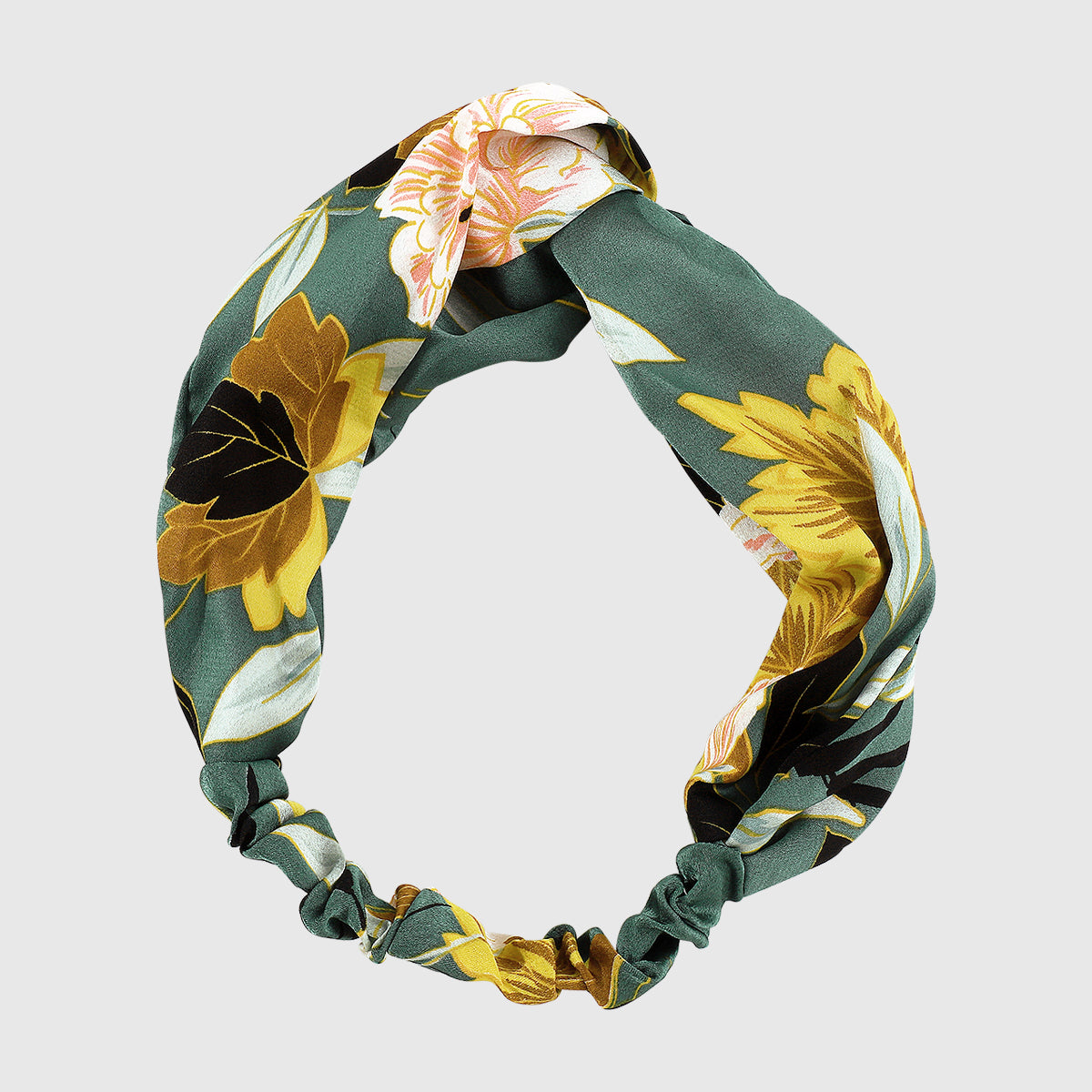Boho Floral Print Cotton Elastic Turban Hair Bands medyjewelry