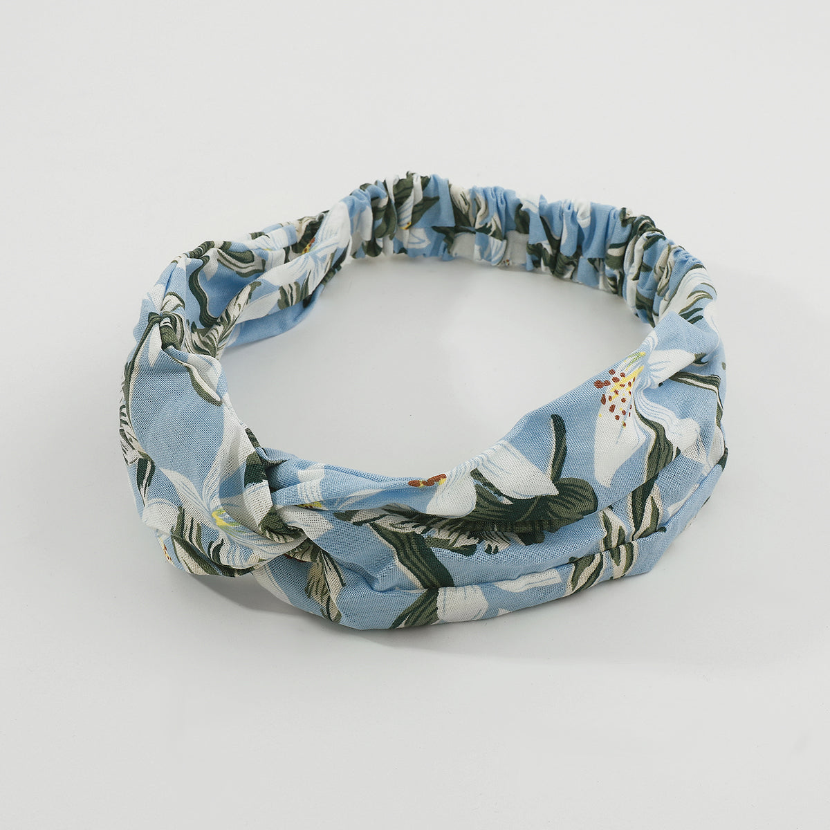 Boho Floral Print Cotton Elastic Turban Hair Bands medyjewelry