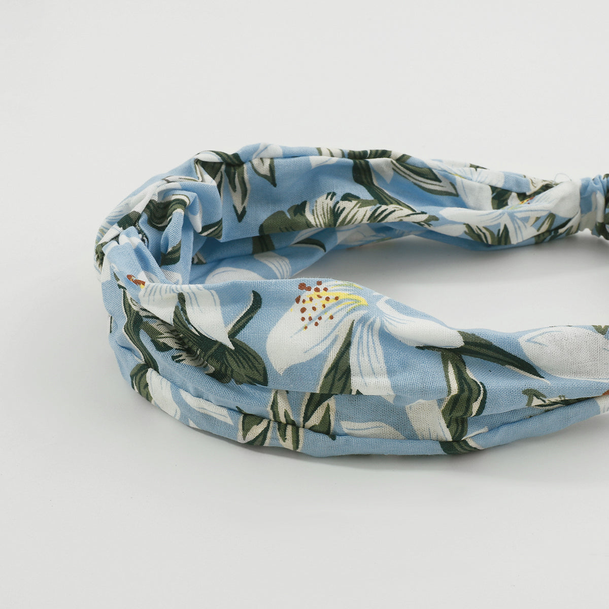 Boho Floral Print Cotton Elastic Turban Hair Bands medyjewelry
