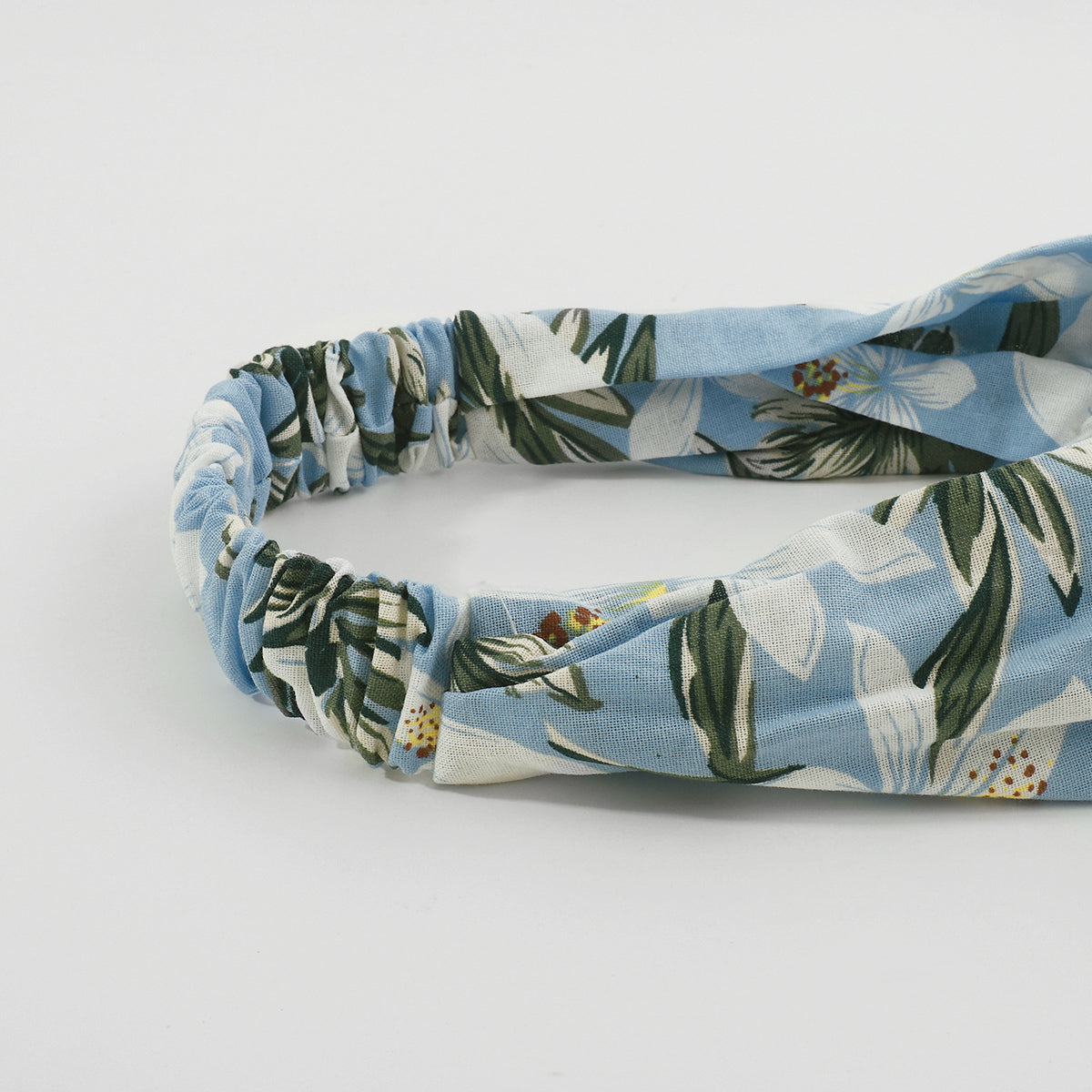 Boho Floral Print Cotton Elastic Turban Hair Bands medyjewelry
