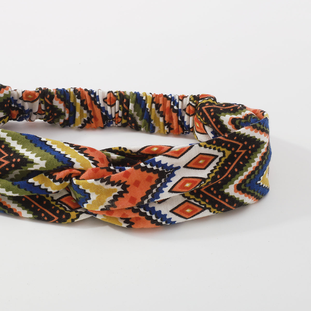 Boho Floral Print Cotton Elastic Turban Hair Bands medyjewelry