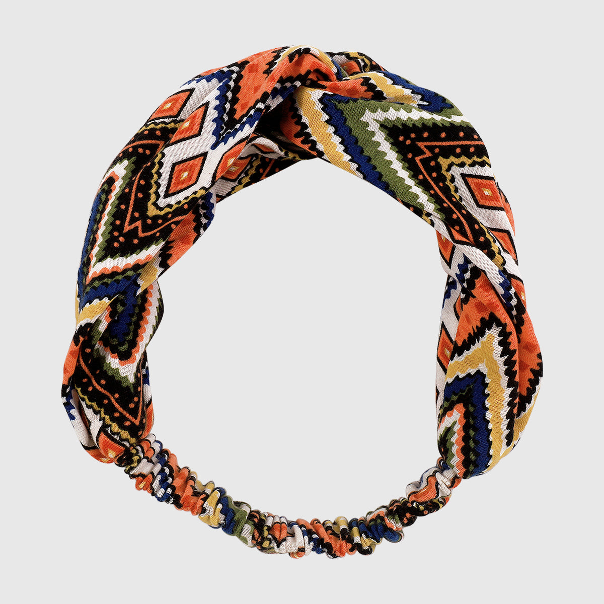Boho Floral Print Cotton Elastic Turban Hair Bands medyjewelry