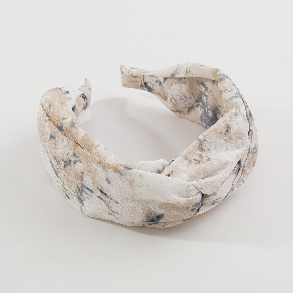 Wide Side Fabric Cross Knot Headband medyjewelry