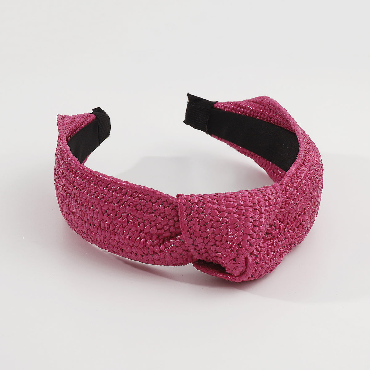 Red & Yellow Raffia Knotted Headbands medyjewelry