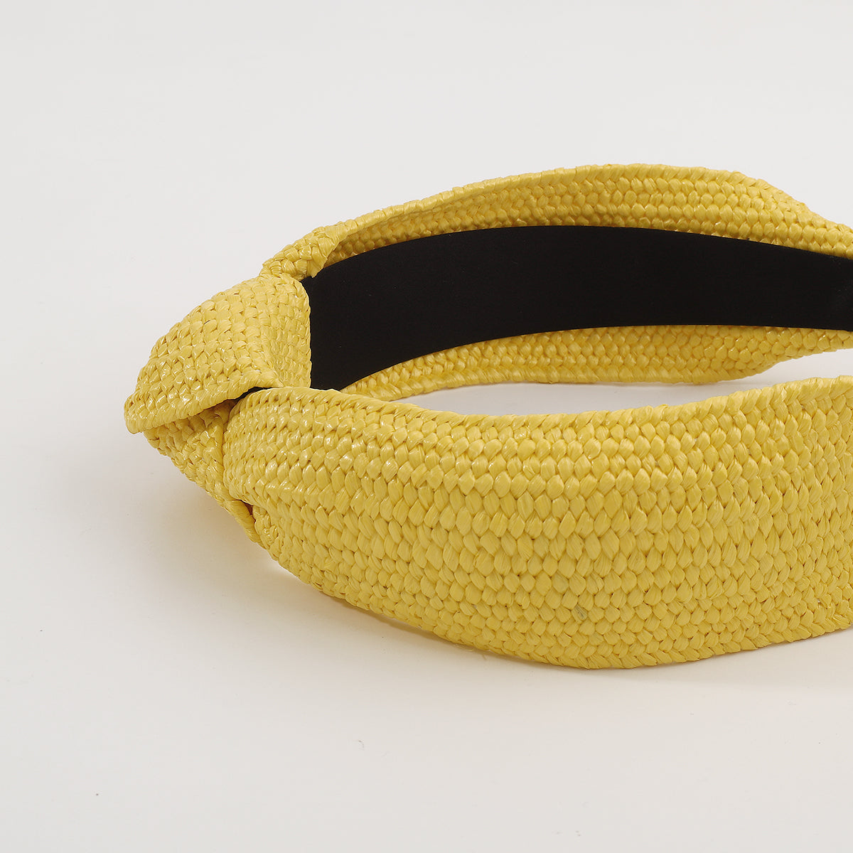 Red & Yellow Raffia Knotted Headbands medyjewelry