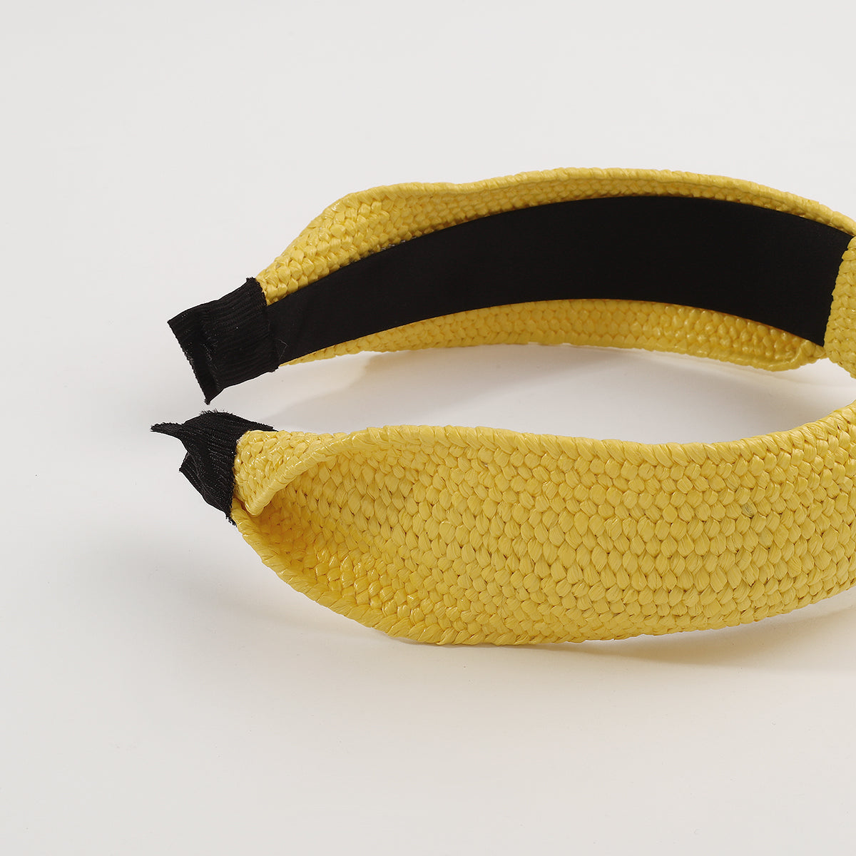 Red & Yellow Raffia Knotted Headbands medyjewelry