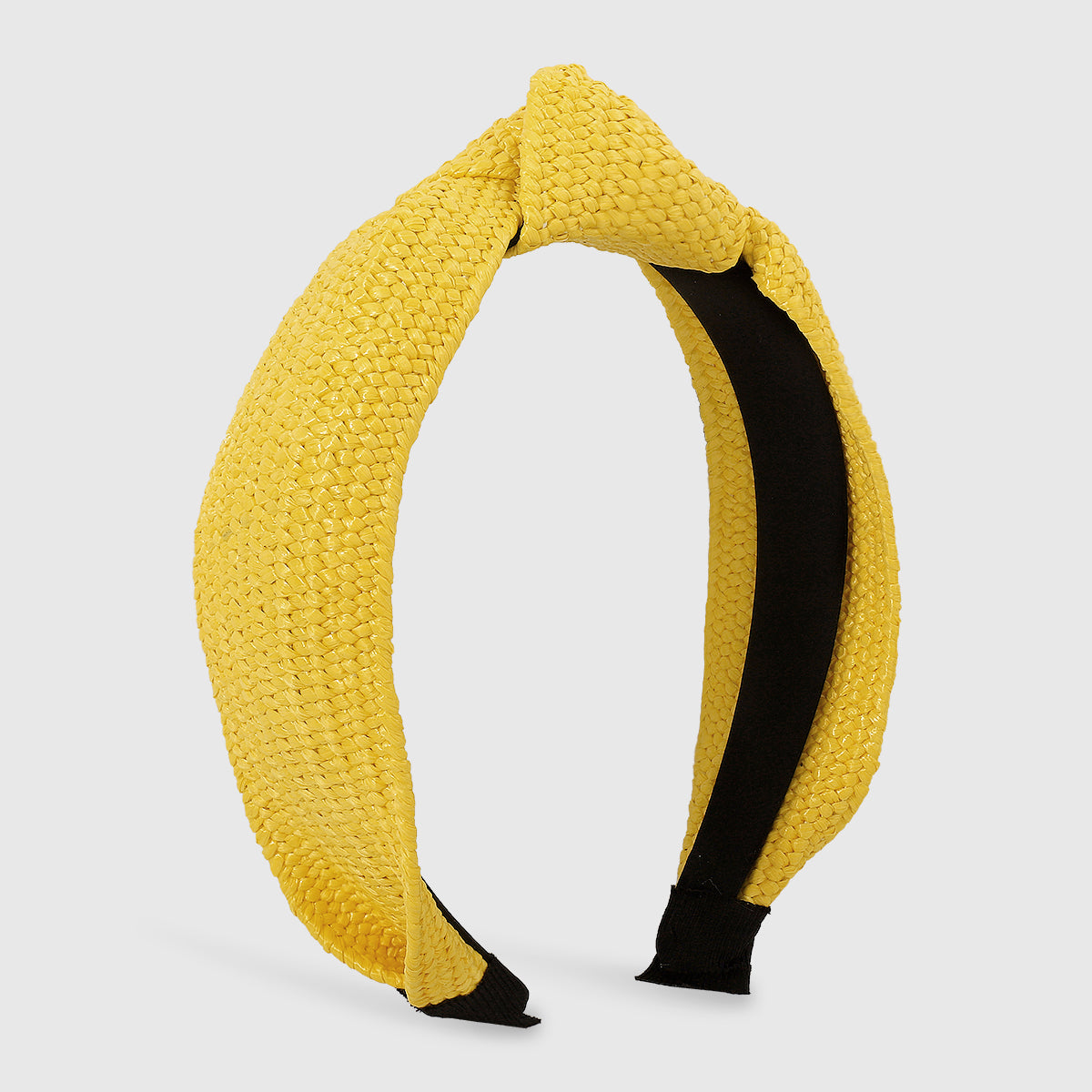 Red & Yellow Raffia Knotted Headbands medyjewelry