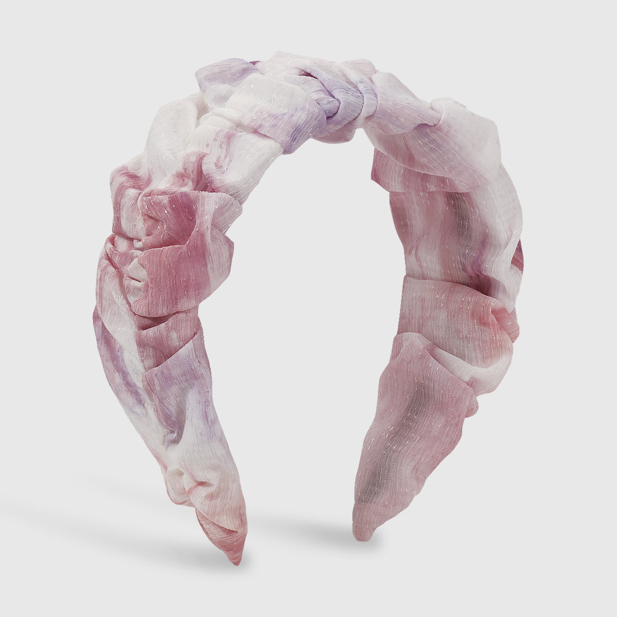 Watercolor Chiffon Ruched Headbands medyjewelry