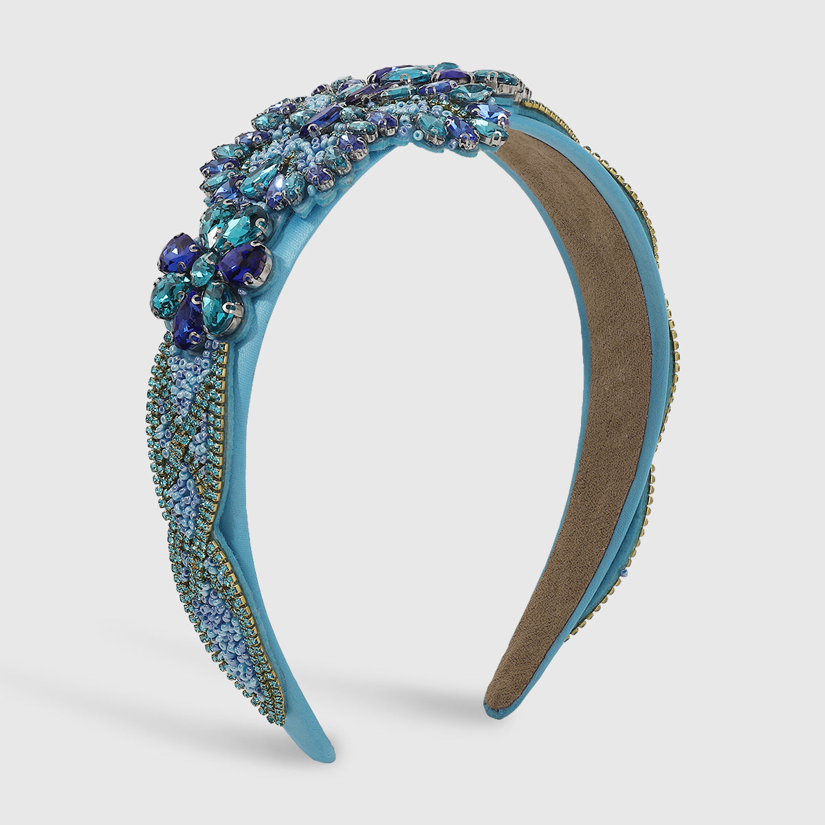 Luxury Baroque Large Rhinestone Butterfly Headband medyjewelry
