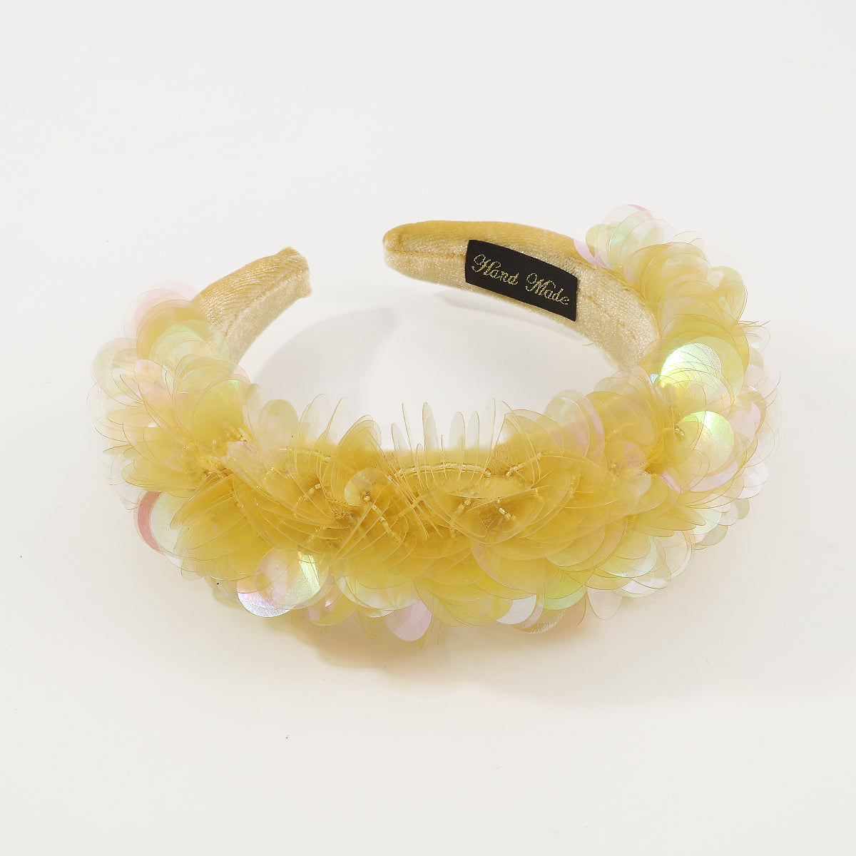 Large Sequin Sparkly Padded Headbands medyjewelry
