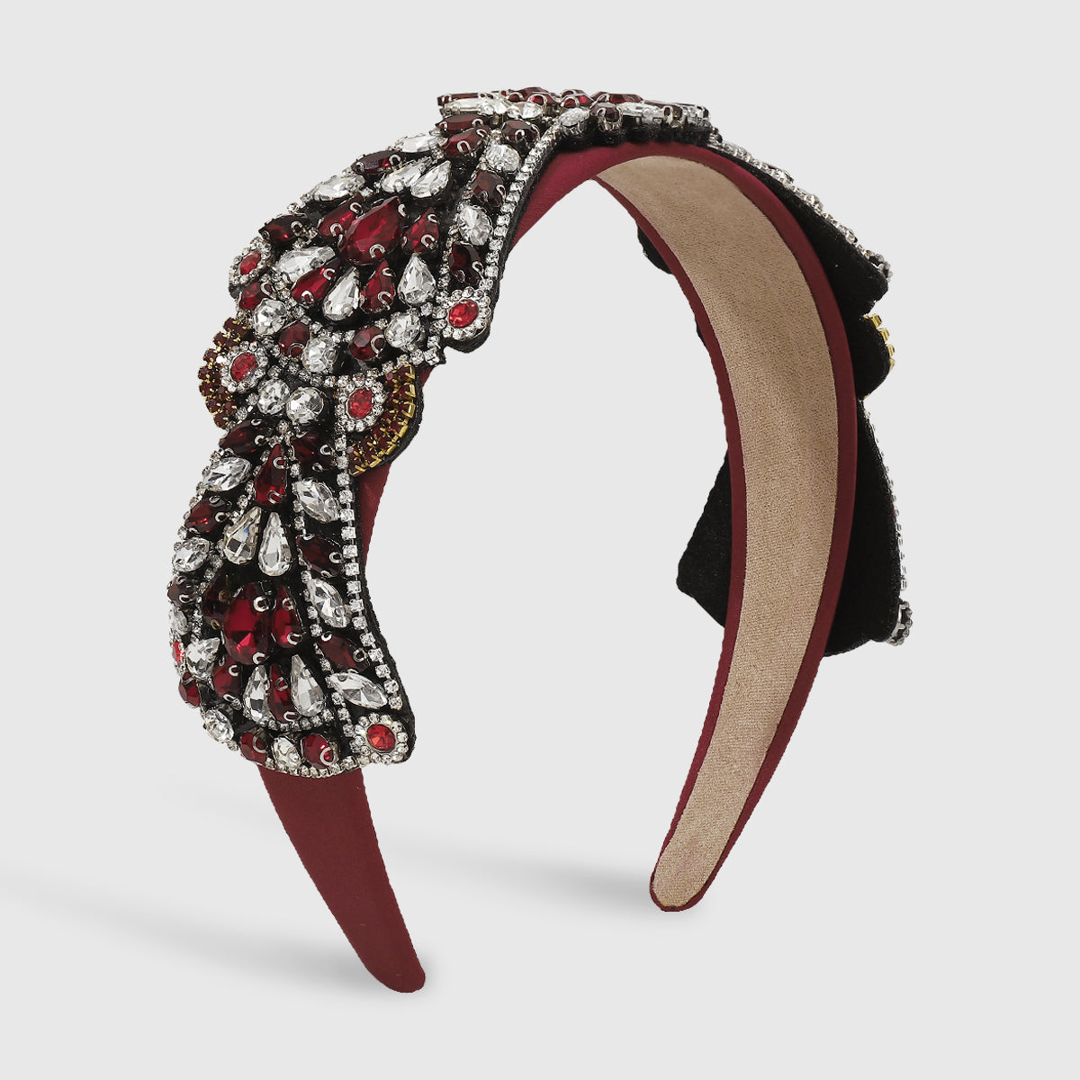 Exquisite Rhinestone Bow Headband medyjewelry