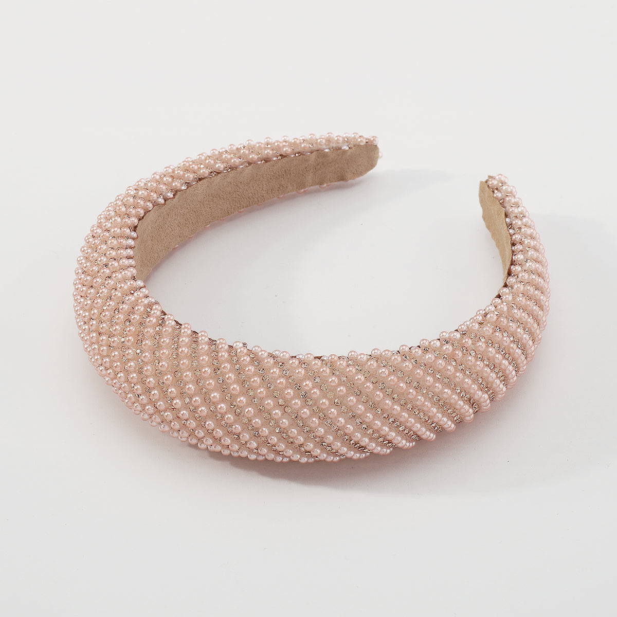 New Design Full Rhinestone Pearl Sponge Headbands medyjewelry