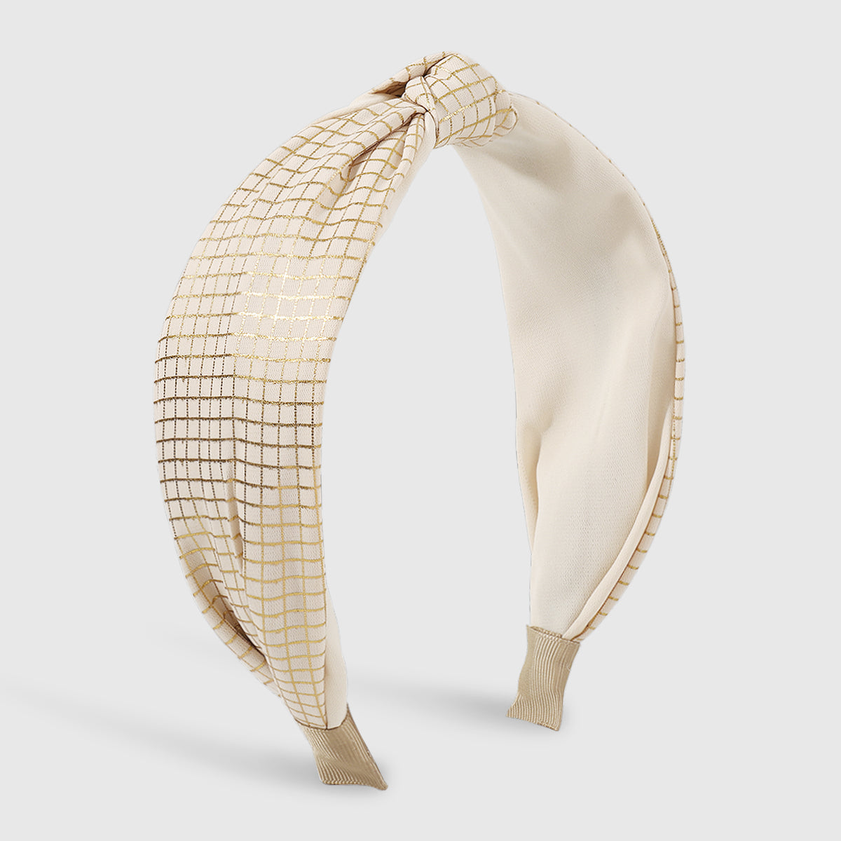 Fabric Middle Knotted Bronzing Printing Headband medyjewelry