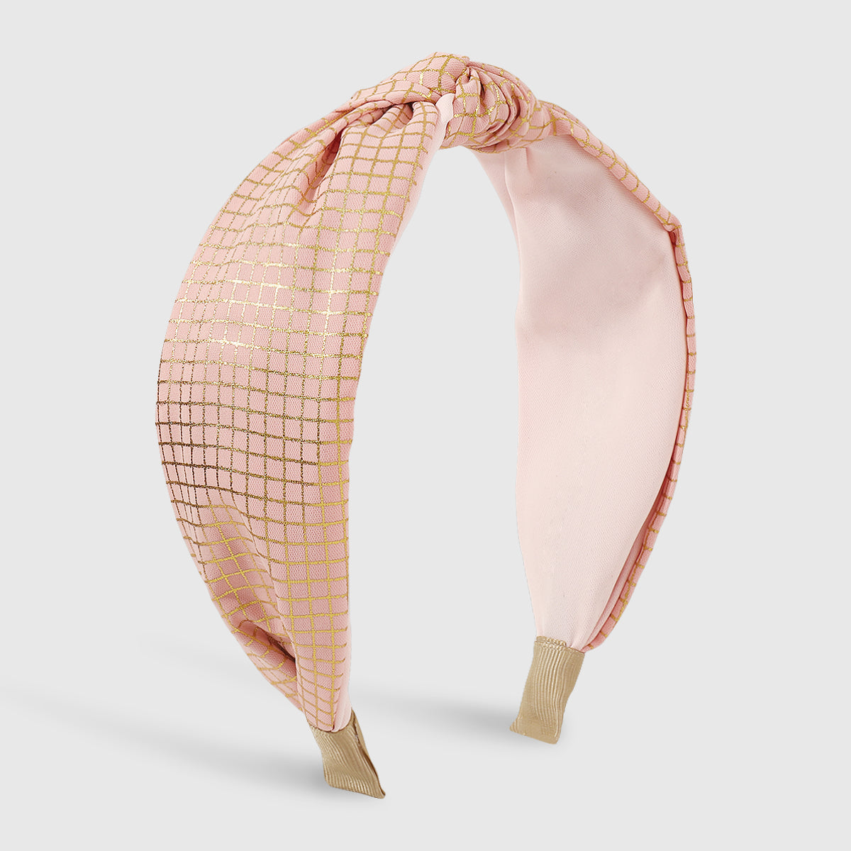 Fabric Middle Knotted Bronzing Printing Headband medyjewelry