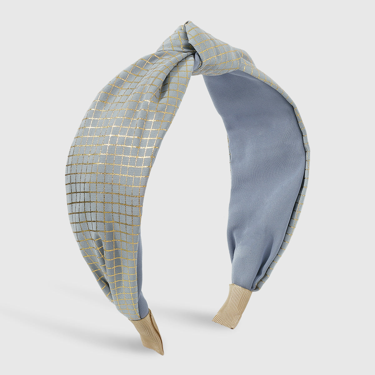 Fabric Middle Knotted Bronzing Printing Headband medyjewelry
