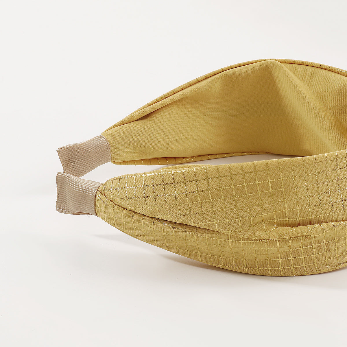 Fabric Middle Knotted Bronzing Printing Headband medyjewelry