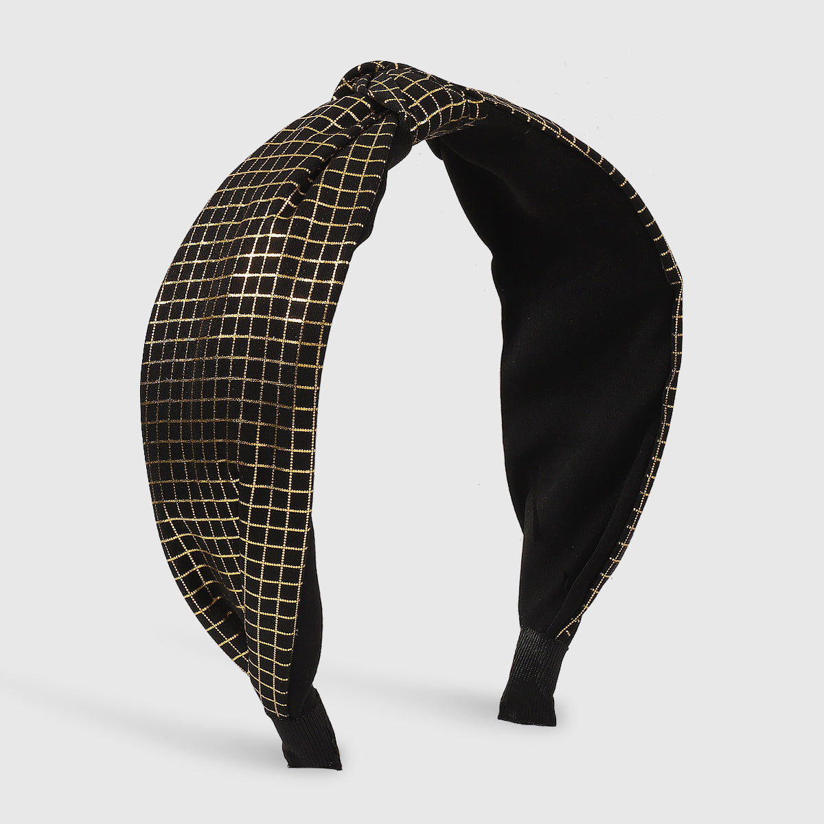 Fabric Middle Knotted Bronzing Printing Headband medyjewelry