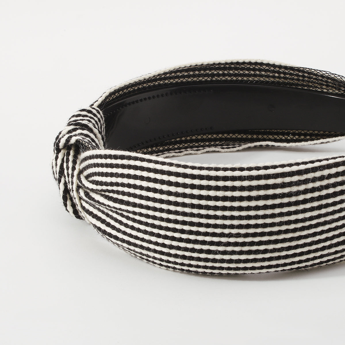 Striped Cross Knot Wide Hair Hoop medyjewelry