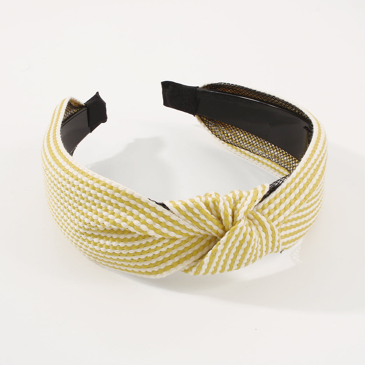 Striped Cross Knot Wide Hair Hoop medyjewelry