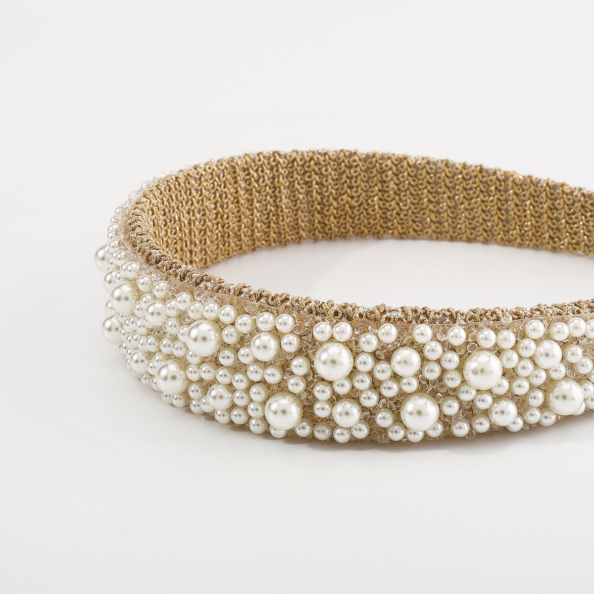 Temperament Full Pearls & Crystal Flower Hairbands medyjewelry