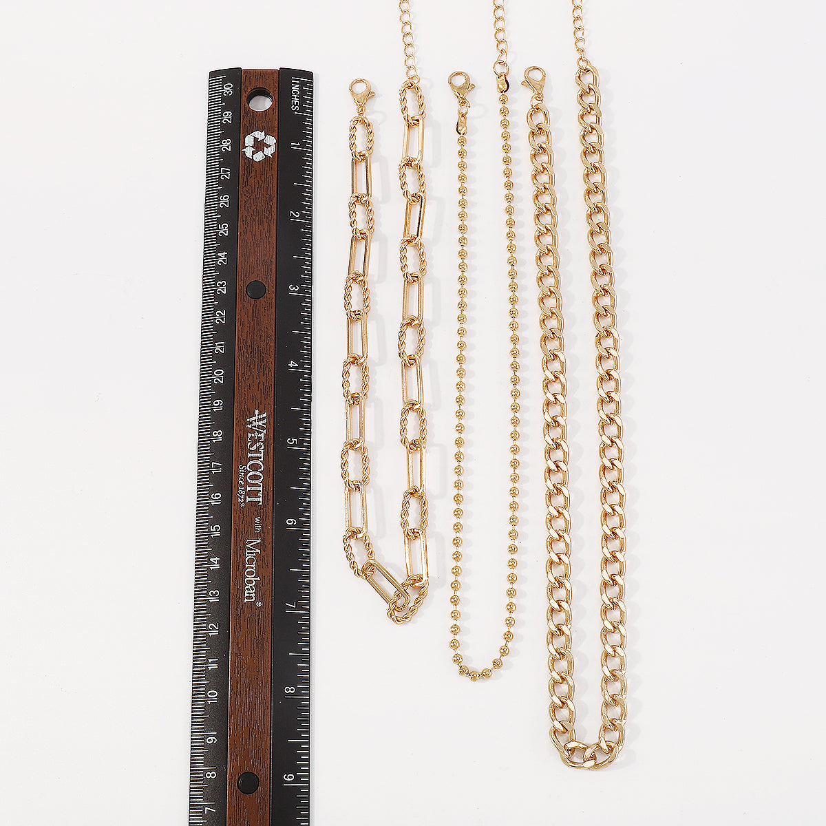 Punk Chunky Cuban Multi Layers Necklace medyjewelry