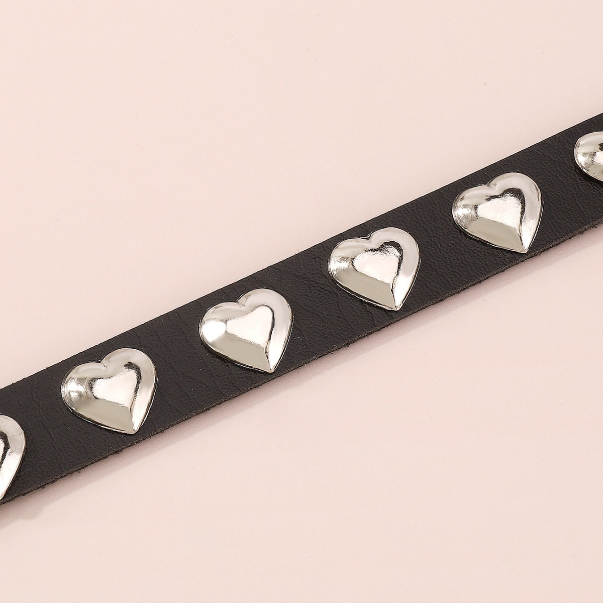 PU Leather w/Heart Star Choker Necklace medyjewelry