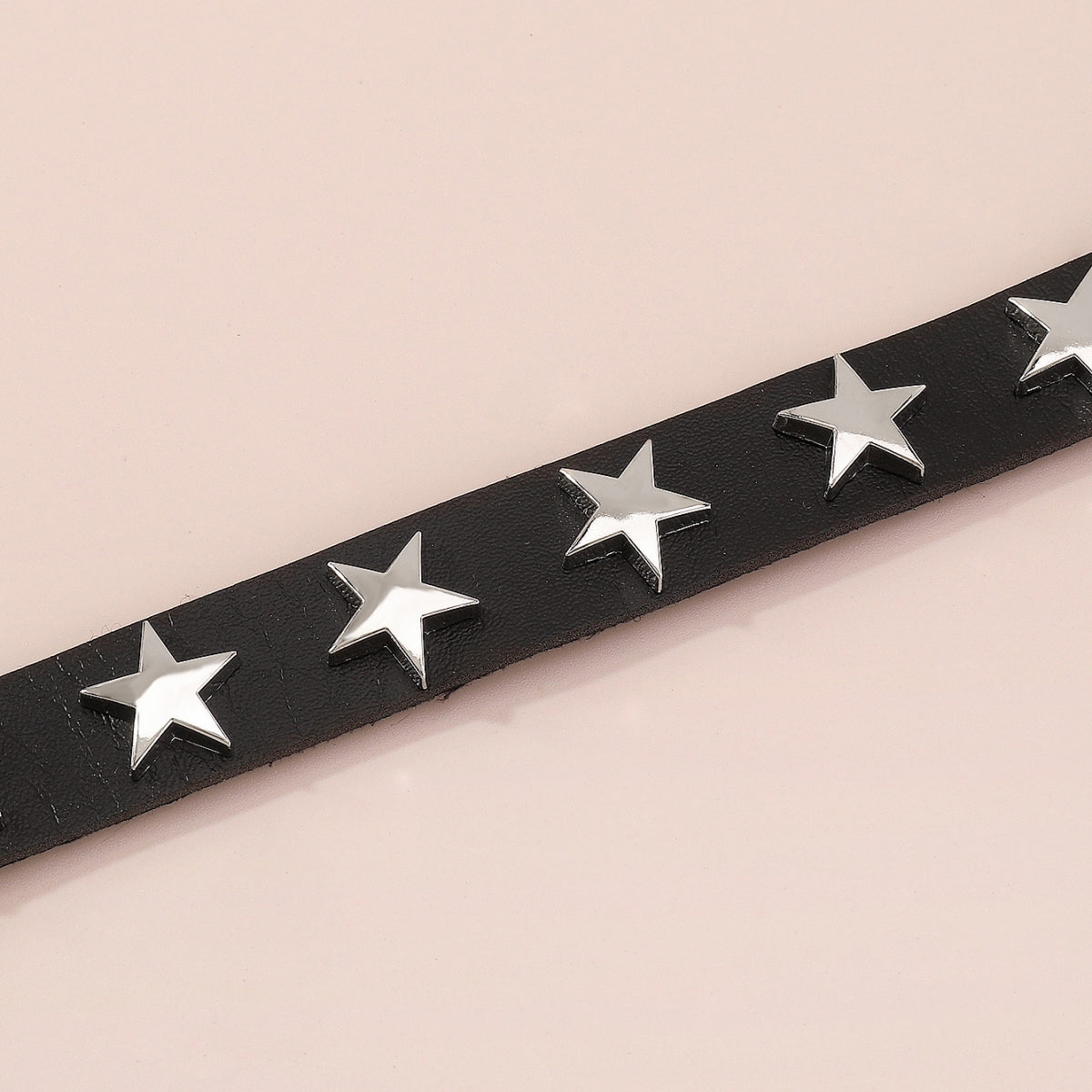 PU Leather w/Heart Star Choker Necklace medyjewelry