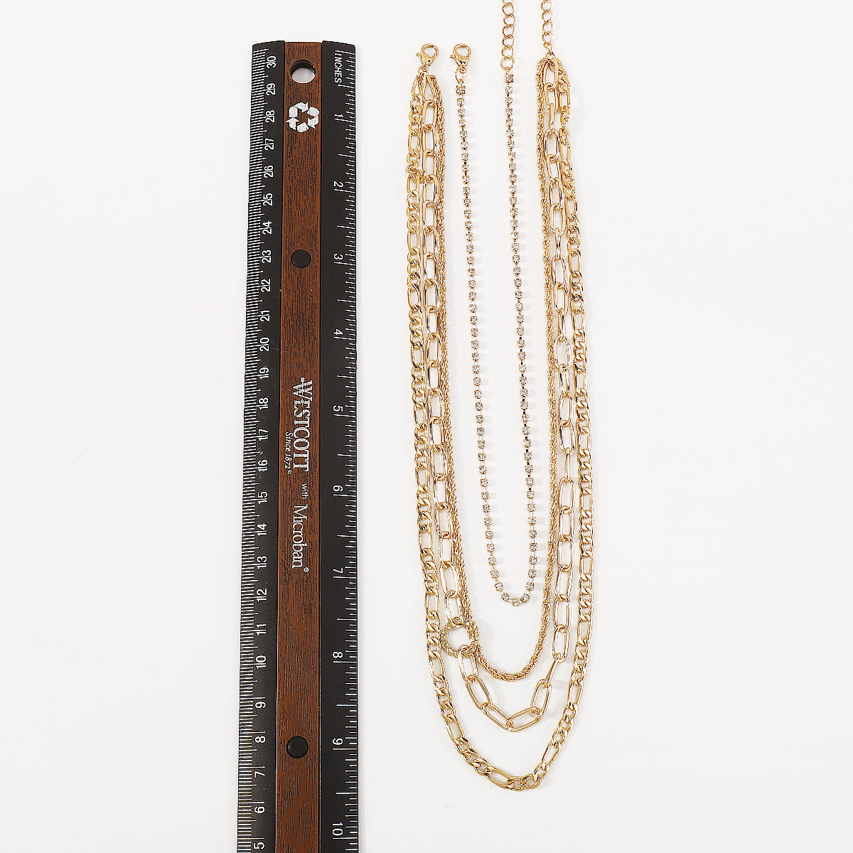 Gold Silver Color Cuban Link Chain Necklace medyjewelry