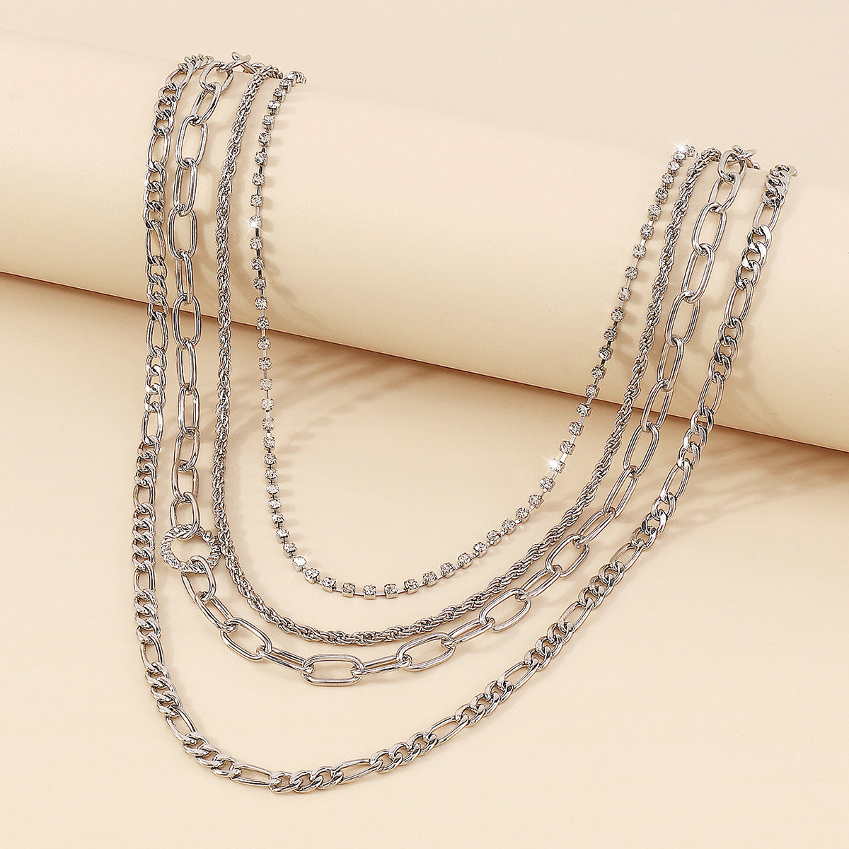 Gold Silver Color Cuban Link Chain Necklace medyjewelry