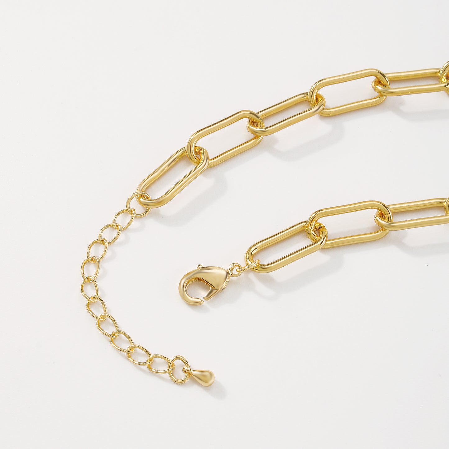 18K Gold Plated Copper CZ Heart & Padlock Necklace medyjewelry