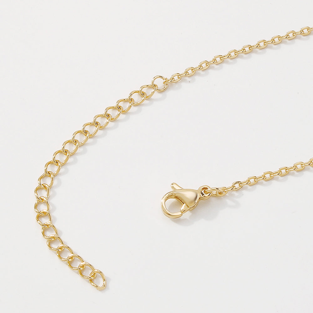18K Gold Plated Stainless Steel Heart Necklace medyjewelry