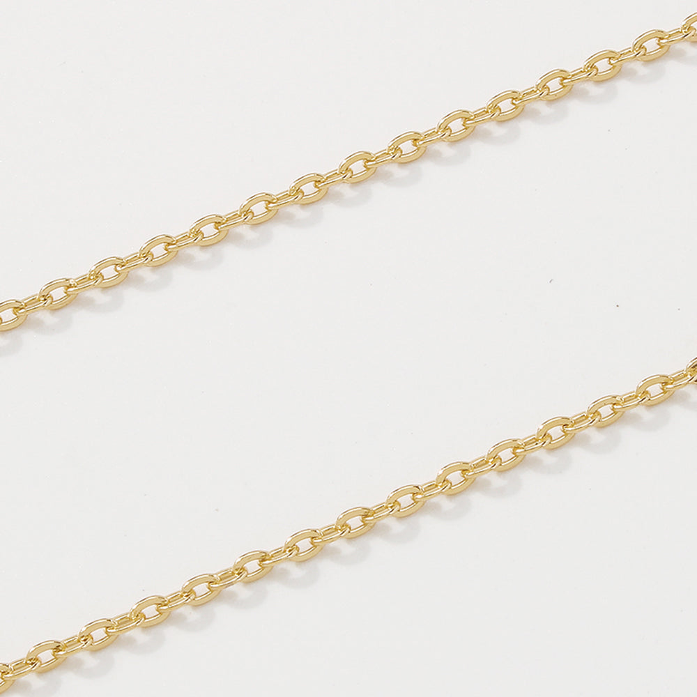 18K Gold Plated Stainless Steel Heart Necklace medyjewelry