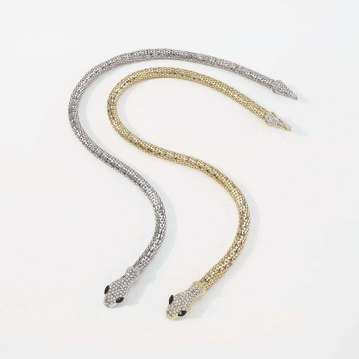 N9274 Rhinestone Snake Choker Necklace
