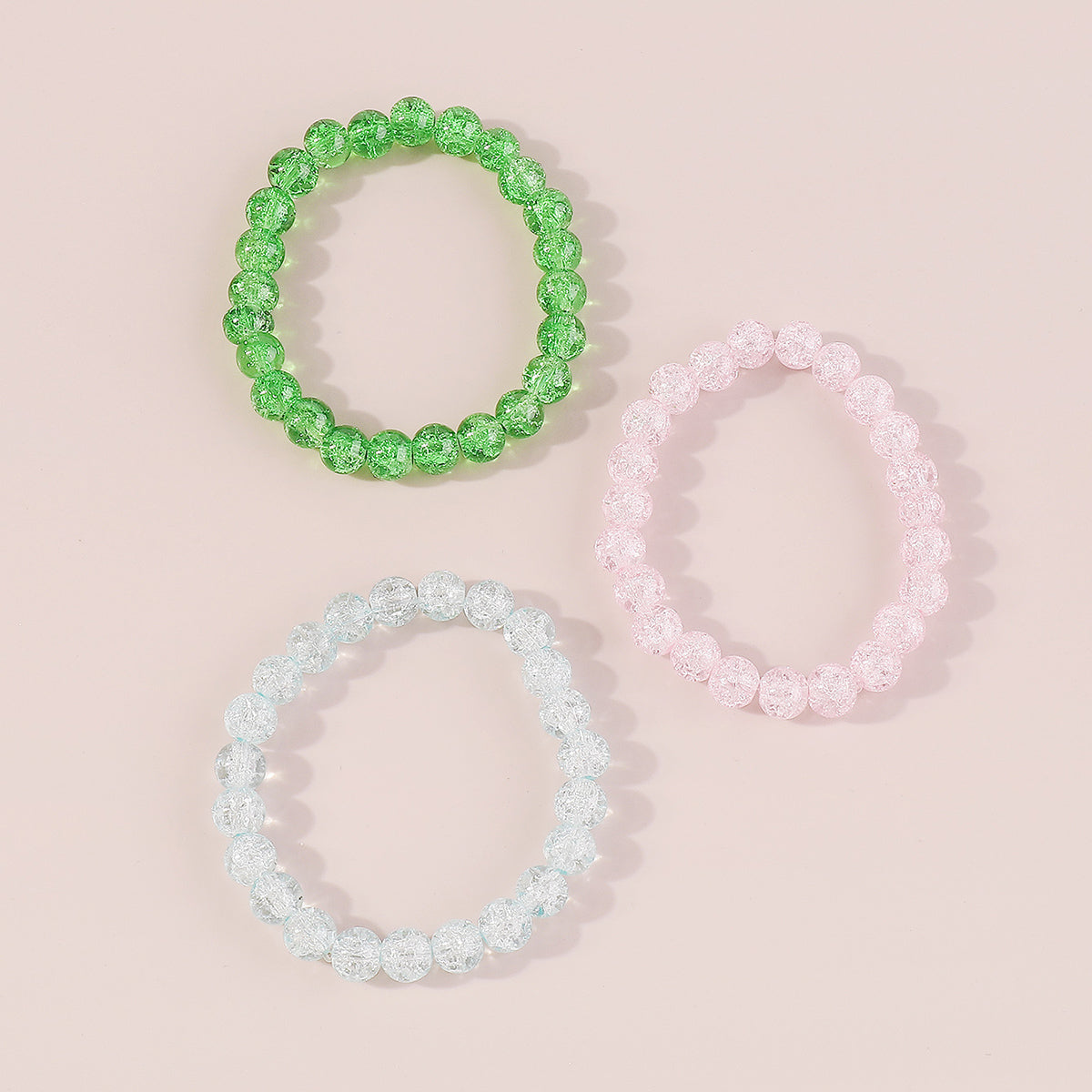 B2107 Summer Glass Beads Bracelet Set