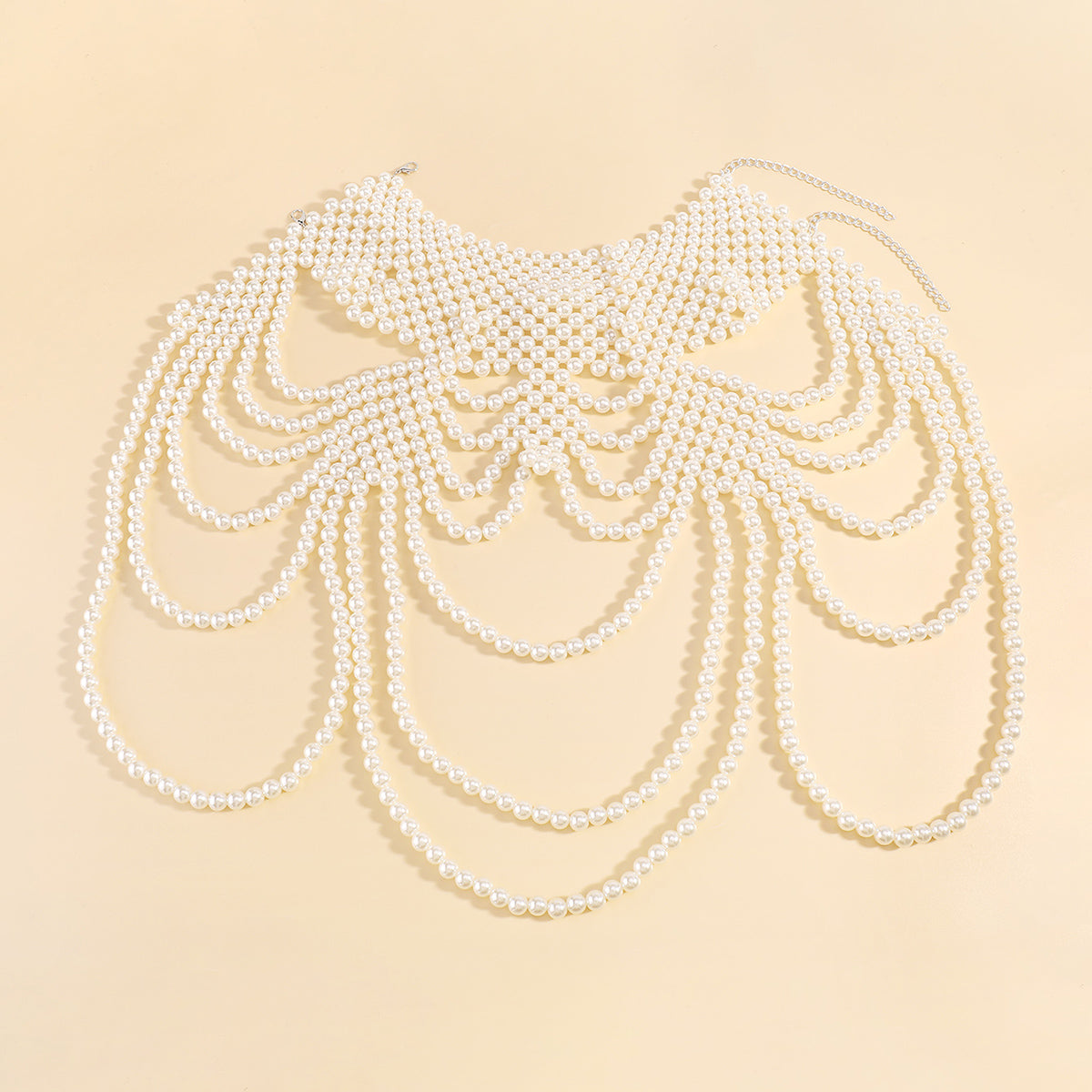 C0438 Handmade Multilayer Faux Pearl