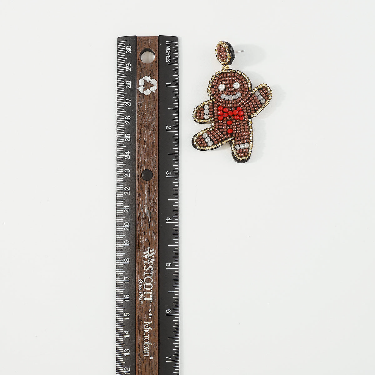 E11927 Christmas Cute Snowman Dangle Earrings
