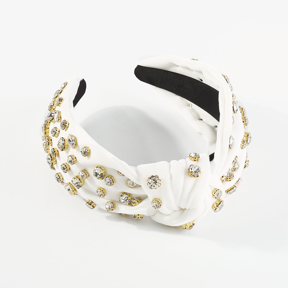 F4855 Luxury Crystal Rhinestone Knotted Headbands