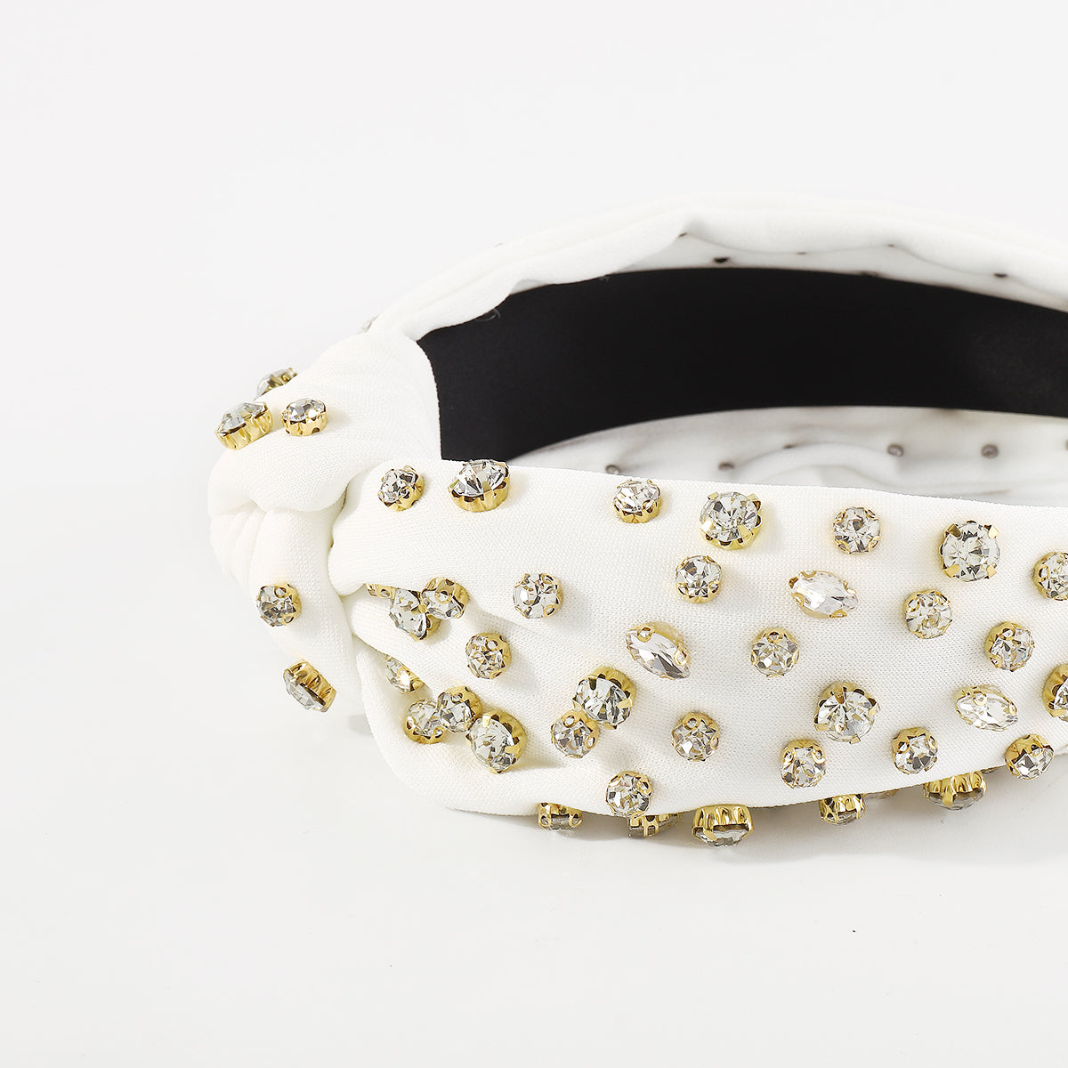 F4855 Luxury Crystal Rhinestone Knotted Headbands